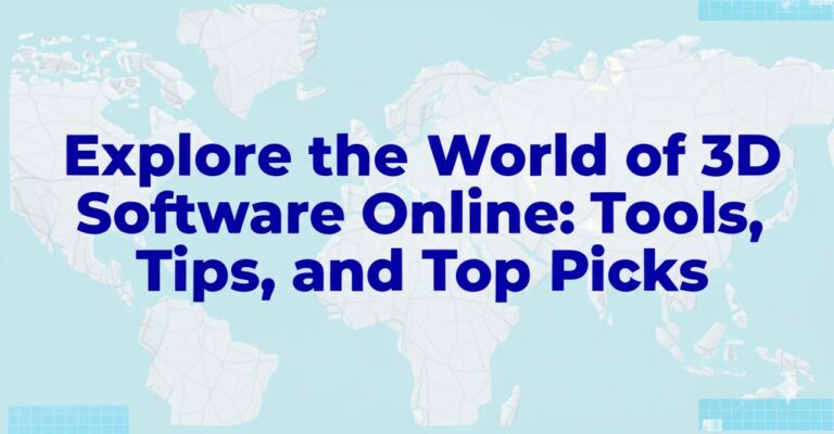 3d software online