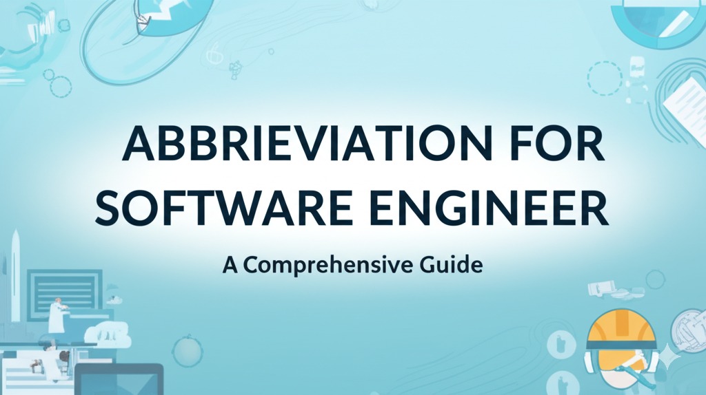 abbreviation for software engineer
